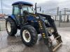2003 New Holland TD95D 4WD Tractor c/w Rossmore FL 60 Power Loader - 5