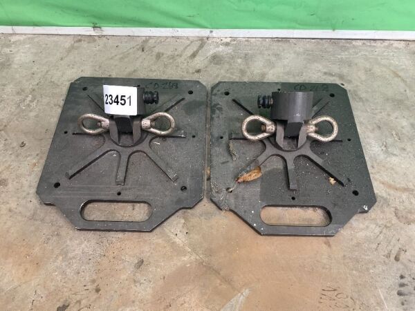 2x Scaffold Board Plates