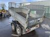 UNRESERVED Ifor Williams TT85G 8x5 2.6T Twin Axle High Mesh Sided Tipper Trailer - 3