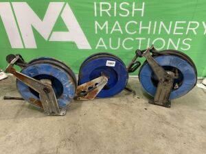 3x Hydraulic Reels