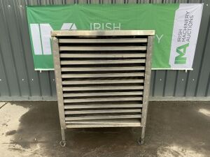 Stainless Steel Trolley With Removable Drawers