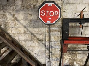 2x Stop & Go Signs