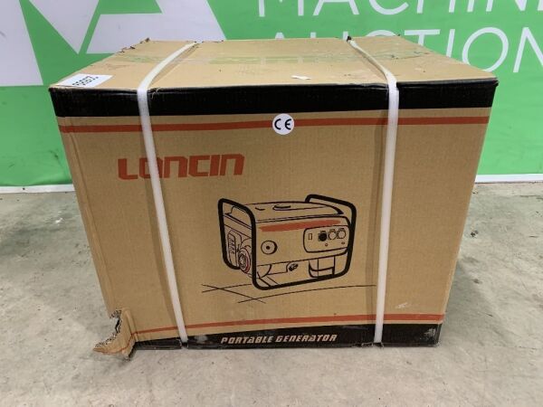 Unused Loncin 3.5KVA Generator