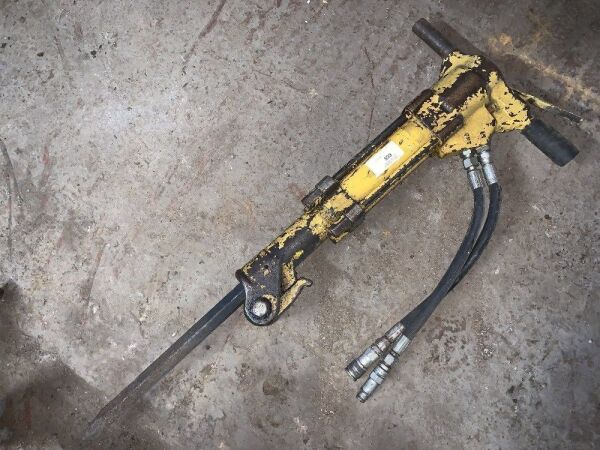 Yellow Hydraulic Breaker c/w Chisel