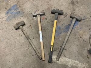 4x Sledge Hammers