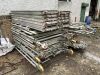 Large Quantity of Scaffolding to Include: Uprights, Boards & Cross Members in Stillages