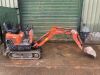 Kubota K008 0.8T Mini Excavator - 3