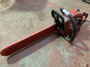 Red Petrol Chainsaw