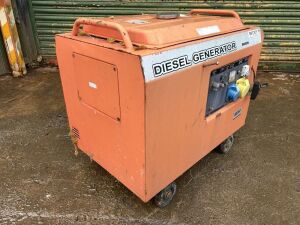 Orange Silent Diesel Generator