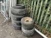Selection of 9x Various Sized Tyres - 2