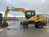 2005 Komatsu Galeo PW160 16T Wheeled Excavator - 3