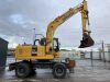 2005 Komatsu Galeo PW160 16T Wheeled Excavator - 6