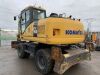 2005 Komatsu Galeo PW160 16T Wheeled Excavator - 11