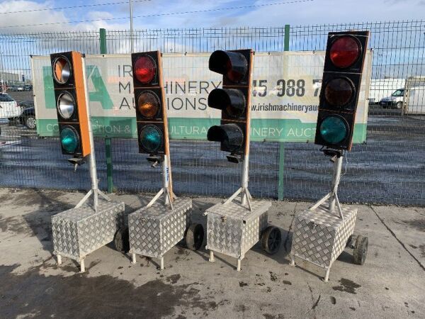 2 x Sets Of Portable Traffic Lights