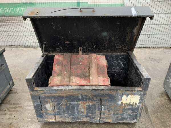 Van/Truck Storage Box c/w Chisels & Other Equipment