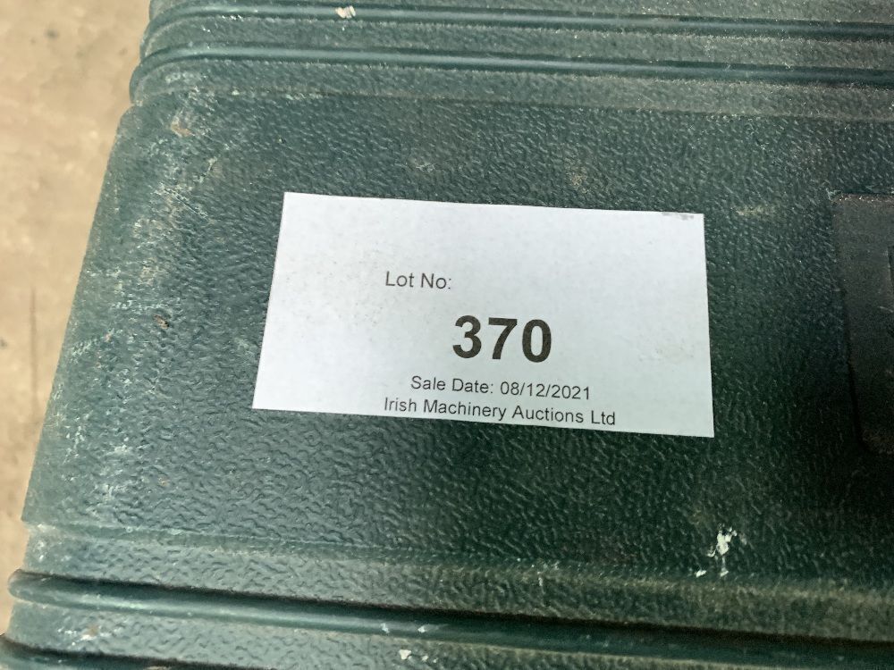 2016 Hitachi G18DBAL Battery Grinder in Case NO RESERVE PLANT TOOL HIRE CLEARANCE AUCTION Online Timed Auction Ends Wednesday 8th December from 10 30am Irish Machinery Auctions