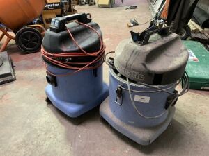 2x Numatic Vacuums