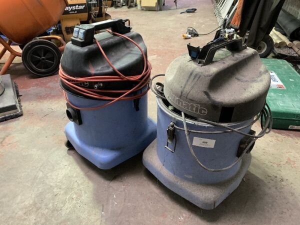 2x Numatic Vacuums