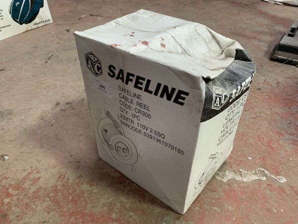 UNUSED Safeline Cable Reel in Box