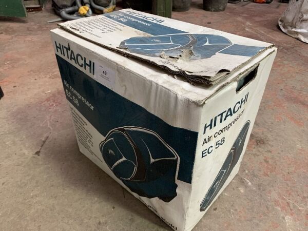 UNUSED Hitachi 110v EC58 Air Compressor