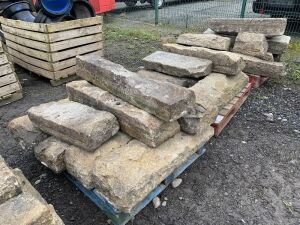 3 x Pallets Of Granite Kerbs