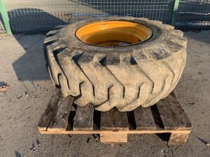 JCB 3CX Front Tyres & Rim