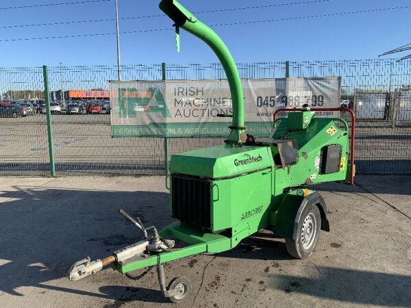 2016 Greenmech Arborist 150MT Fast Tow Diesel Wood Chipper