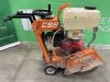 Clipper C99 Petrol Pedestrian Road Saw c/w Water Tank & Blade - 4