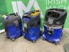 3 x UNRESERVED Nilfisk Alto Vacuums