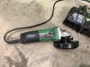 Hitachi Cordless Drill c/w 2x Batteries & Mini Grinder - 4