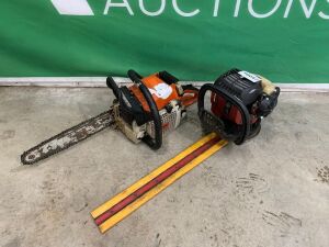 Stihl Petrol Chainsaw & Homelite Hedge Strimmer