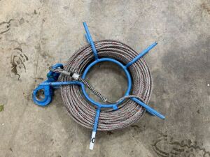 Reel Of Wire Lash With Hook