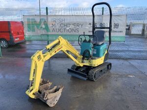 UNRESERVED 2007 Yanmar SV08 0.8T Mini Excavator