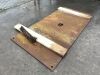 UNRESERVED 25mm Road Plate c/w Lifting Eyes - 1260mm x 2500mm - 2