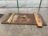 UNRESERVED 25mm Road Plate c/w Lifting Eyes - 1260mm x 2500mm