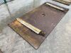 UNRESERVED 25mm Road Plate c/w Lifting Eyes - 1260mm x 2500mm - 2