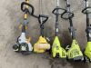 5 x Petrol Grass Strimmers & 1 x Hedge Clippers - 5