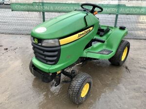 UNRESERVED 2008 John Deere X304 4 Wheel Steer Petrol Lawn Tractor