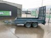 Blue Double Axle Plant Trailer 10 x 5 - 2