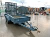 Blue Double Axle Plant Trailer 10 x 5 - 6