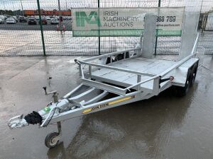 Silver Double Axle Plant Trailer 9.5 x 5.5