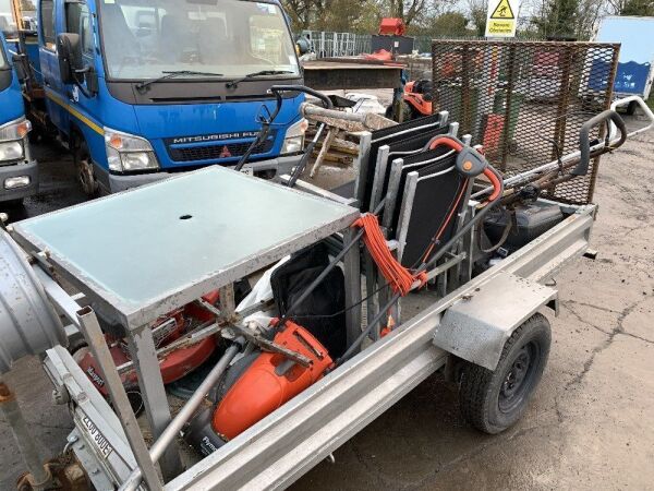 UNRESERVED Job lot To Include: 4x Mowers, Table & Chairs & Ladder