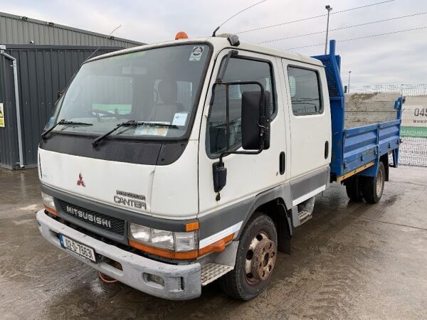 UNRESERVED 2002 Mitsubishi Canter Crew Cab Dropside