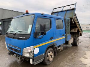 UNRESERVED 2010 Mitsubishi Canter Crew Cab Tipper