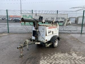 UNRESERVED Multiquip Nighthawk LT12 Fast Tow Diesel Lighting Tower