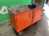 Mobile Steel Workbench/Cabinet c/w Vice & Pipe Holder - 3