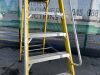 Clow 6 Step Yellow Fibreglass Ladder - 5