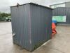 UNRESERVED 3 Phase Chain Washer Barrell c/w Insulated Galvanised Housing Unit With Lifting Chains & Power - 4