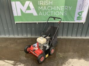 UNRESERVED Camon Petrolc Scarifier c/w Honda Engine & Collection Box