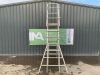 UNRESERVED Stradbally 7 to 11 Step Extendable Podium Ladder - 2